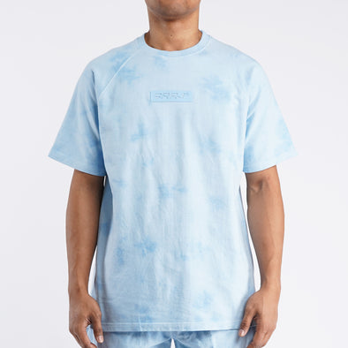 RRJ Basic Tees for Men Boxy Fitting Shirt Fashionable Trendy fashion Casual Round Neck T-shirt for Men 123899 (Light Blue)