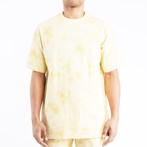 RRJ Basic Tees for Men Boxy Fitting Shirt Fashionable Trendy fashion Casual Round Neck T-shirt for Men 123899 (Light Yellow)