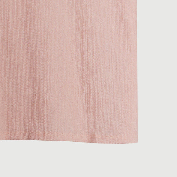 RRJ Basic Tees for Ladies Regular Fitting Ribbed Fabric Trendy fashion Casual Top Pink Tees for Ladies 138187 (Pink)