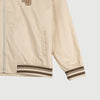 RRJ Basic Jacket for Ladies Regular Fitting Nylon Fabric Trendy fashion Casual Top Bomber Jacket for Ladies 132218 (Beige)