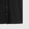 RRJ Men's Basic Woven Short sleeve Polo for Men Regular Fitting Trendy Fashion High Quality Apparel Comfortable Casual Polo for Men 146772 (Black)
