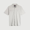 RRJ Men's Basic Woven Short sleeve Polo for Men Regular Fitting Trendy Fashion High Quality Apparel Comfortable Casual Polo for Men 146772 (Light Gray)