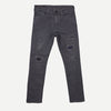 RRJ Men's Basic Denim Stretchable Pants Super skinny Fitting Mid Waist Maong Pants For Men Gray Mid Rise Trendy Fashion Casual Bottoms 150084 (Gray)