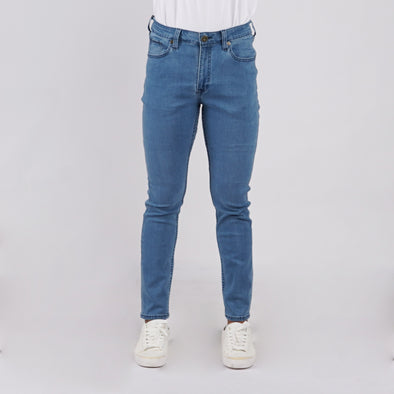 RRJ Men's Basic Denim Stretchable Pants Super skinny Fitting Mid Waist Maong Pants For Men Light Shade Mid Rise Trendy Fashion Casual Bottoms 147544 (Light Shade)