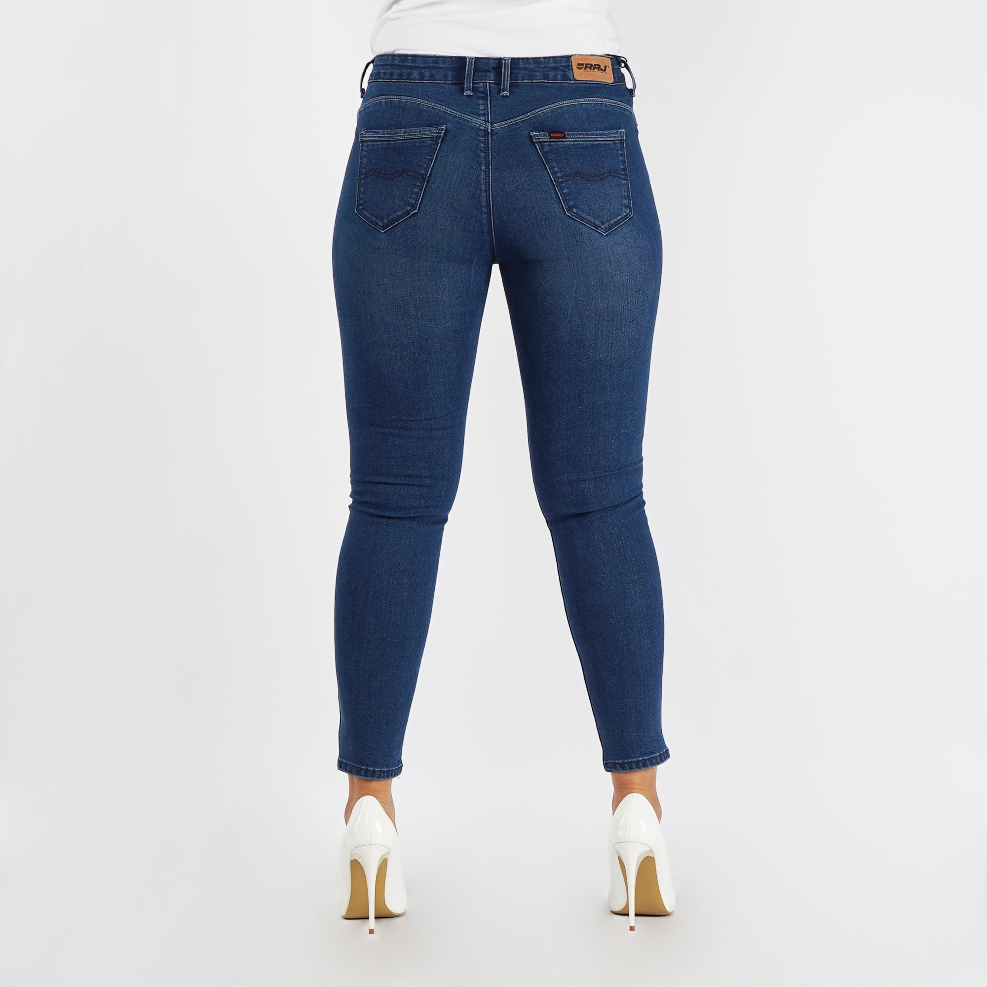 RRJ Ladies Basic Denim Fashionable Casual Apparel Stretchable Maong Pants For Women Super skinny Fitting High waist Trendy Fashion High Quality Jeans