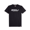 RRJ Basic Tees for Men Semi Body Fitting Shirt CVC Jersey Fabric Round Neck Trendy fashion Casual Top Black T-shirt for Men 135902-U (Black)