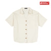 RRJ Basic Woven for Ladies Regular Fitting Shirt Trendy fashion Casual Top Beige Woven for Ladies 123781 (Beige)